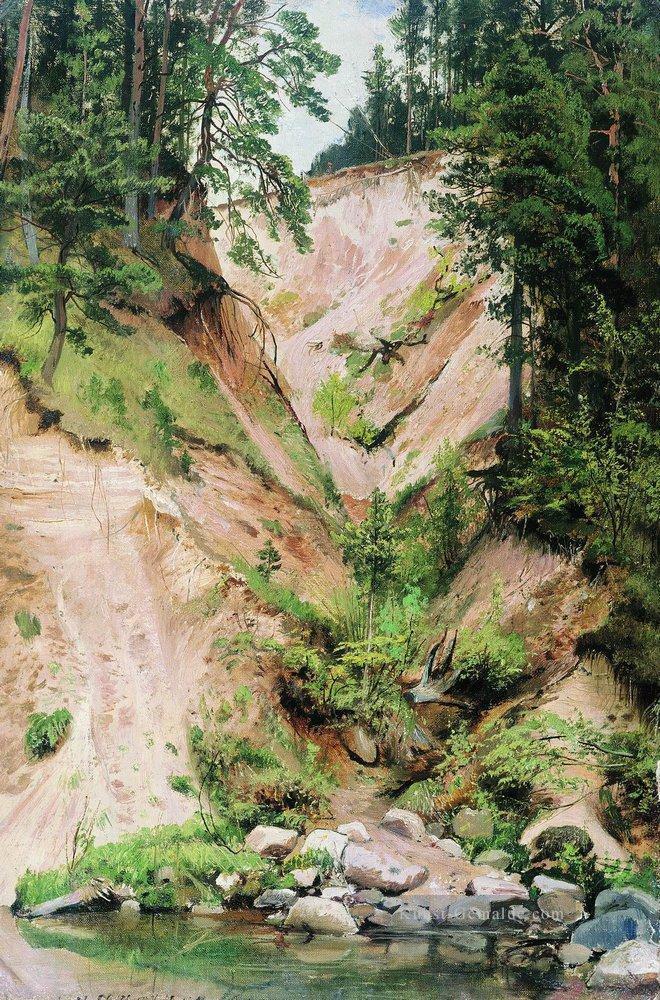 Klippe 1893 klassische Landschaft Ivan Ivanovich Ölgemälde